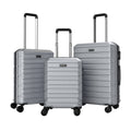 3-Piece Hardside Luggage Set Lightweight Hardside Suitcases with 8-Spinner Wheels