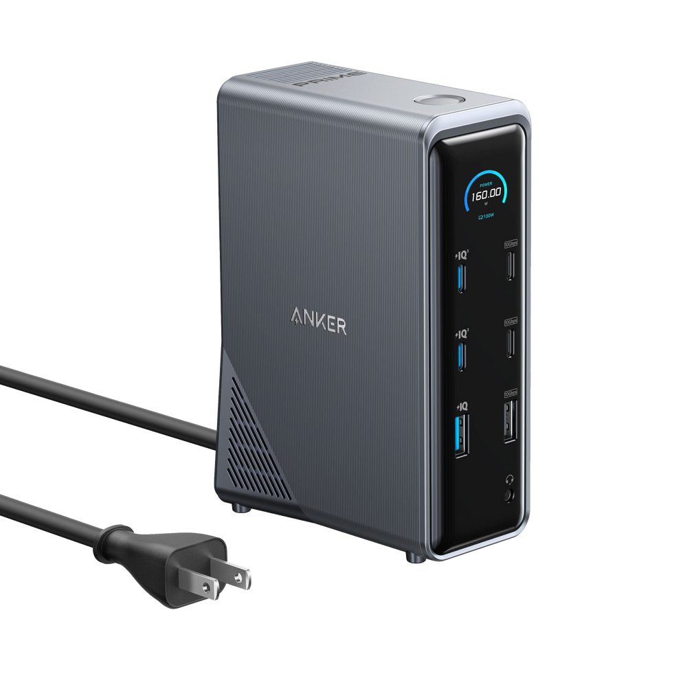 Anker Prime Charging Docking Station (14-in-1, Dual Display, 160W)