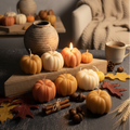 Pumpkin Candle | Rustic Candle | Autumn Candle