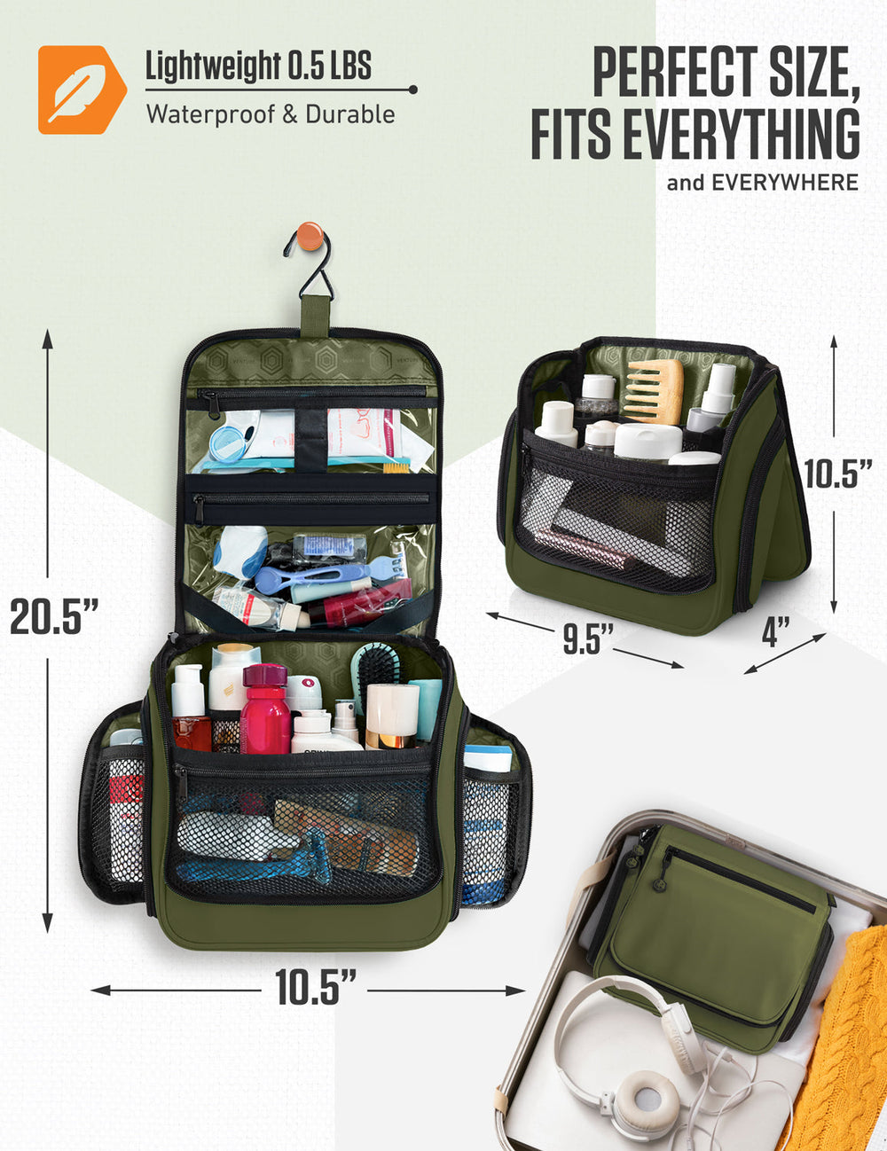 Hanging Travel Toiletry Bag