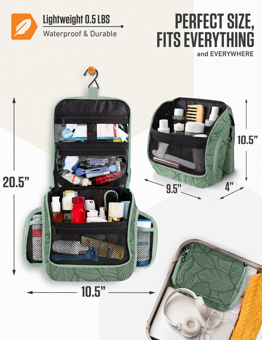 Hanging Travel Toiletry Bag