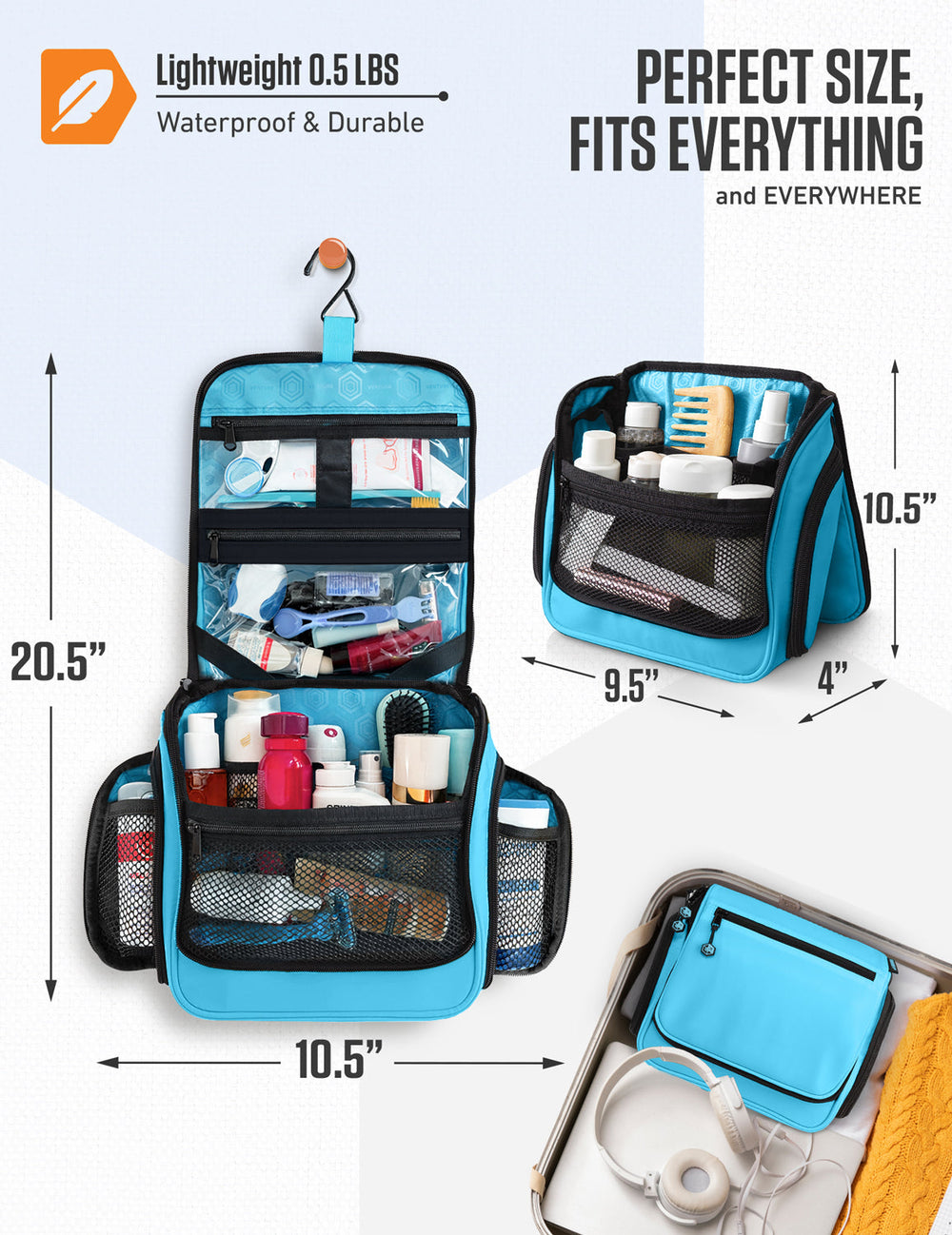Hanging Travel Toiletry Bag
