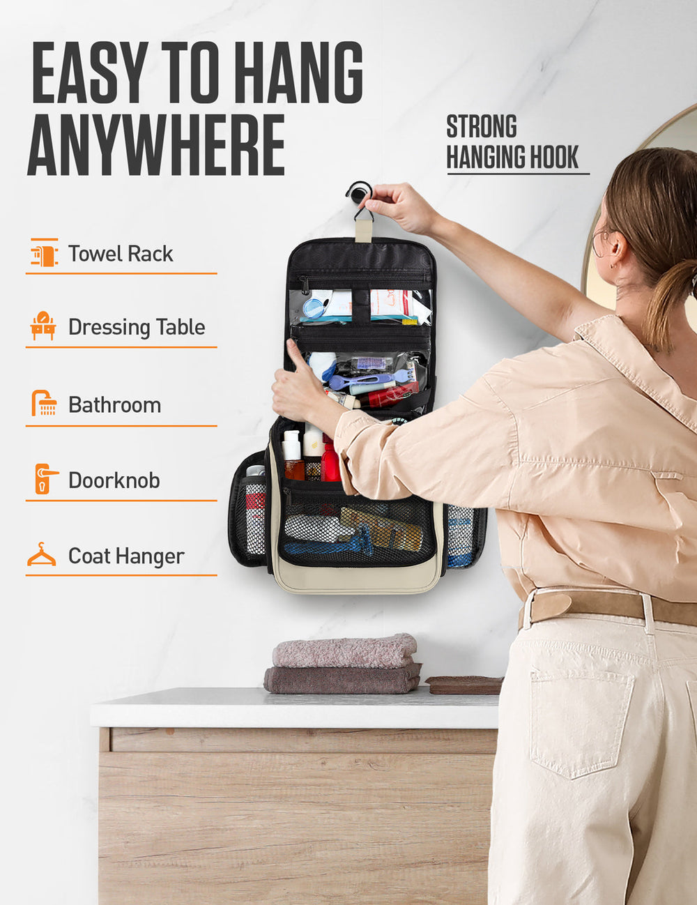 Hanging Travel Toiletry Bag