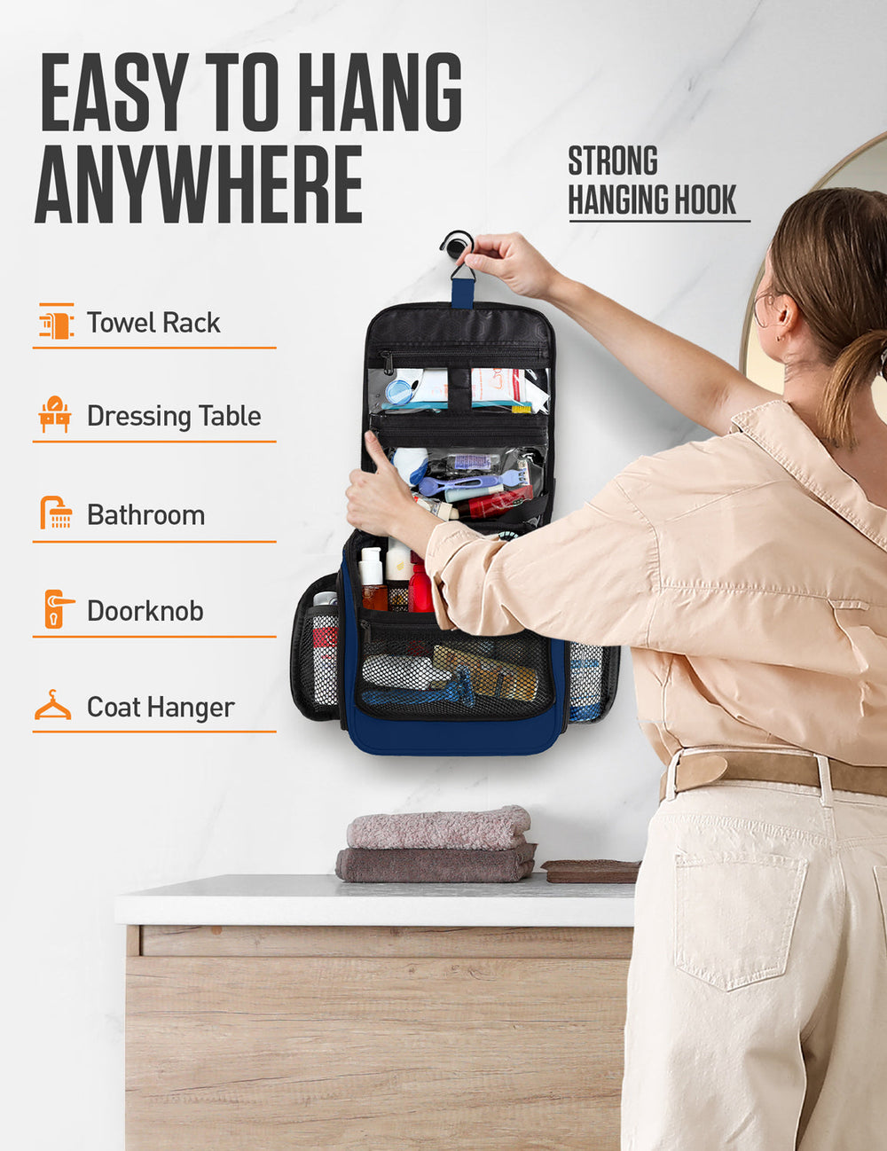 Hanging Travel Toiletry Bag