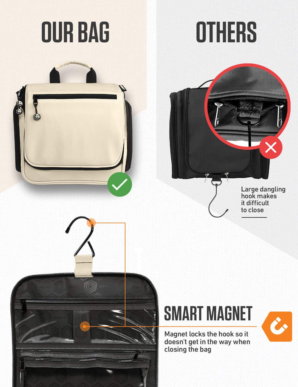 Hanging Travel Toiletry Bag