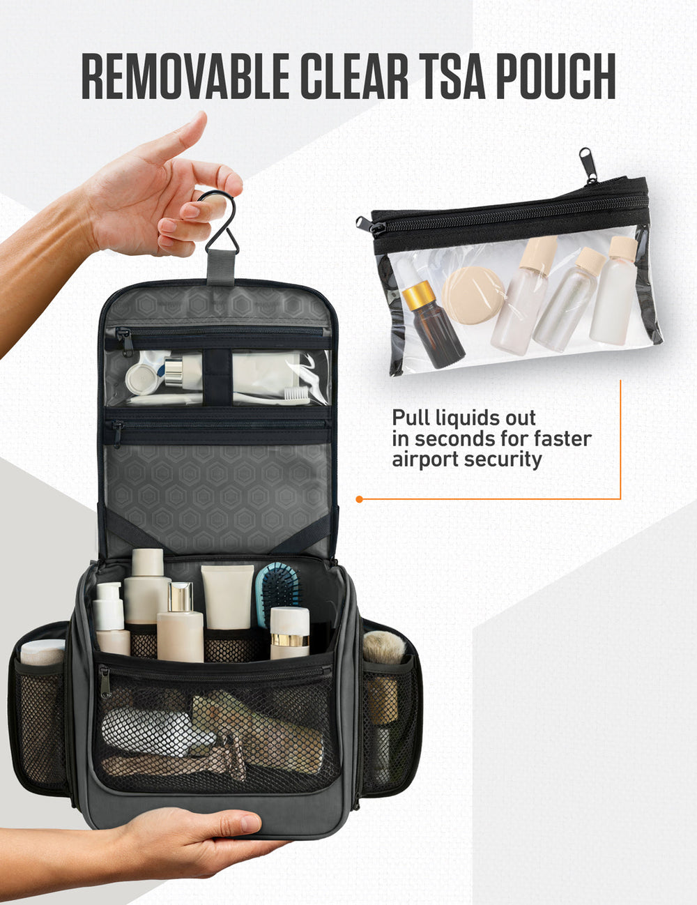 Hanging Travel Toiletry Bag