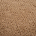 Tache Caramel Brown Faux Fur Throw Blanket Chevron Geometric Embossed (#10)