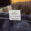 Tache Fall Orange Farmhouse Super Soft Micro Fleece Plaid Patchwork Plush Lightweight Bed Throw Blanket (4021)