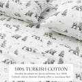 Turkish Cotton Flannel Sheet - Lakeview Collection
