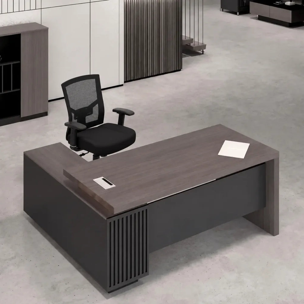 Mercer · Modern Executive L-Shaped Desk