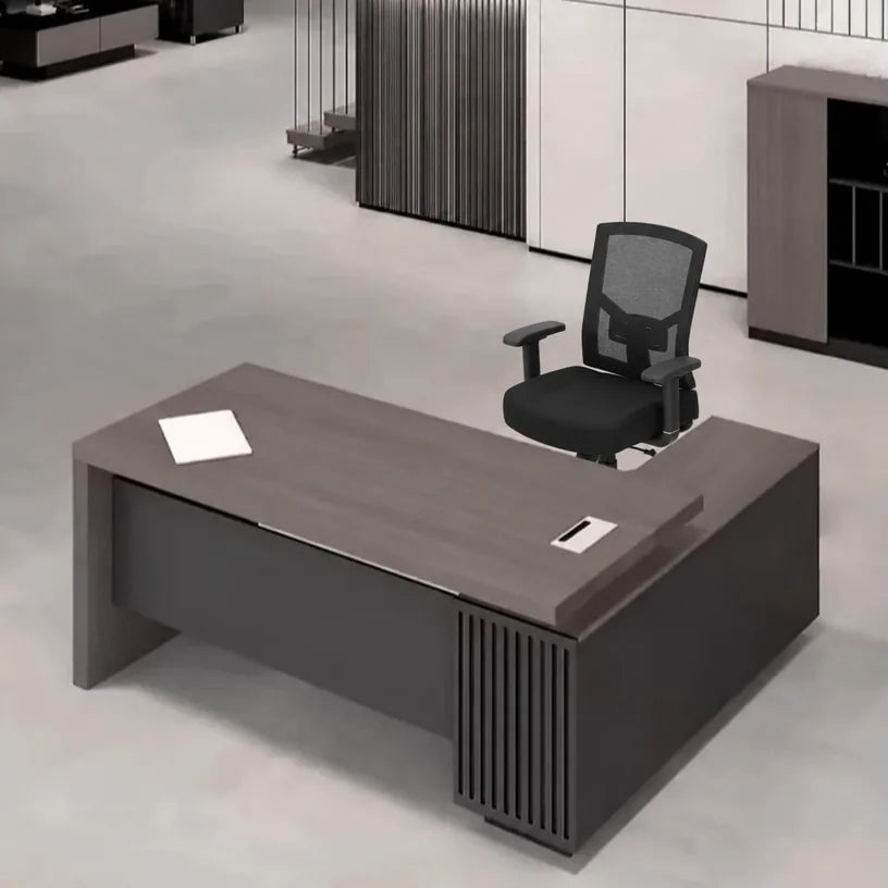 Mercer · Modern Executive L-Shaped Desk